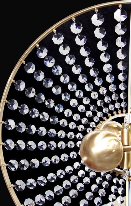 KOKET Подвесной светильник прямого и отраженного света с кристаллами sun-id-1395770 - Вид №5