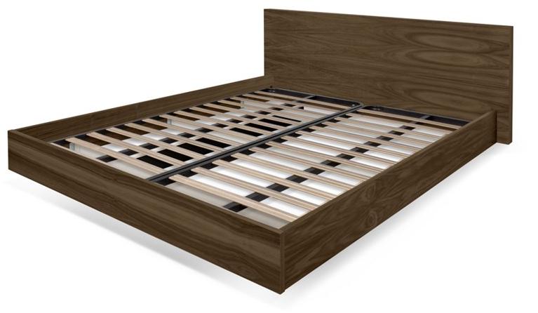 TemaHome Подвесная двуспальная кровать из орехового дерева Float sun-id-1451831 - Вид №1