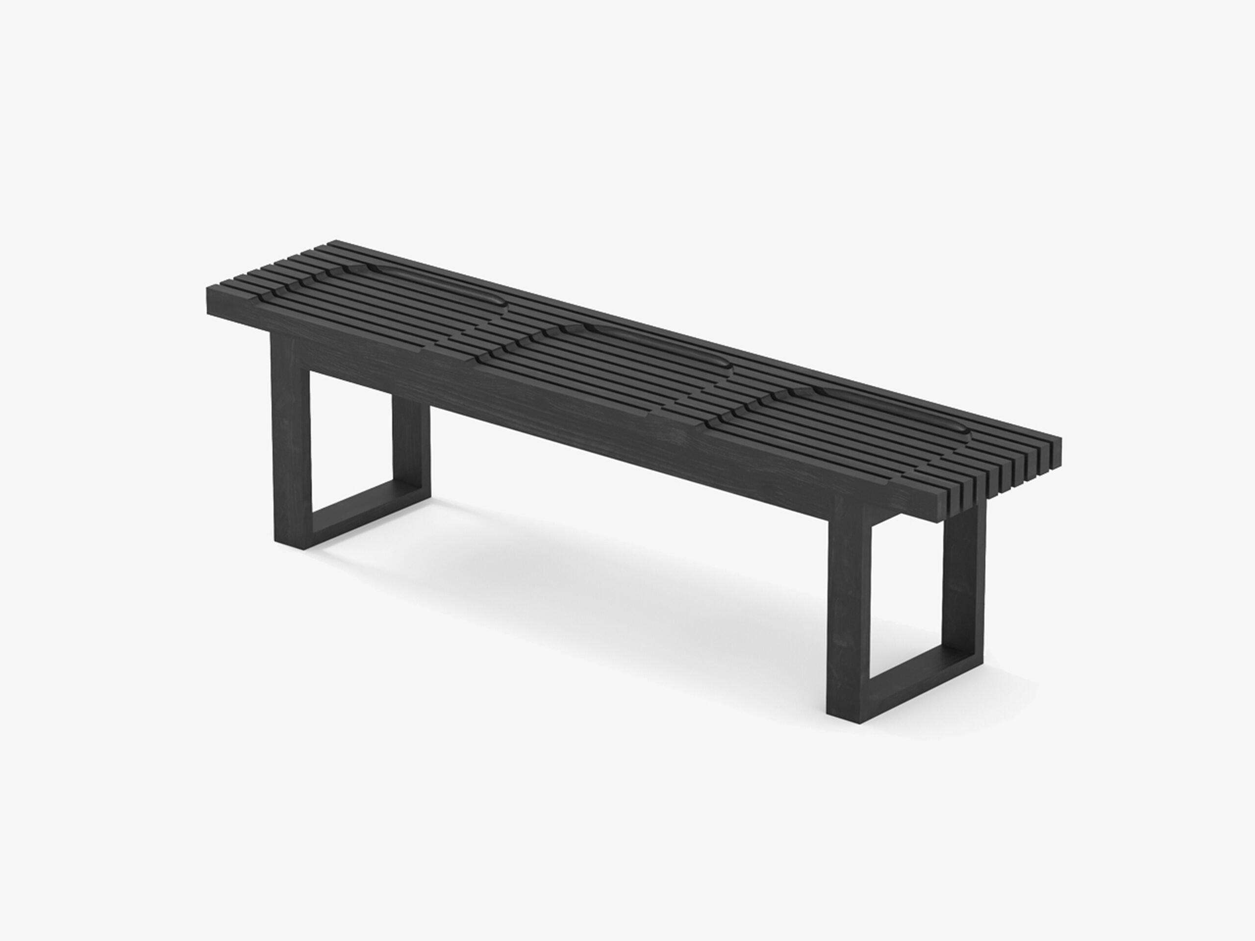 3-местная скамейка из массива дерева Air Division раковина ARCH-00096897 - Вид №9