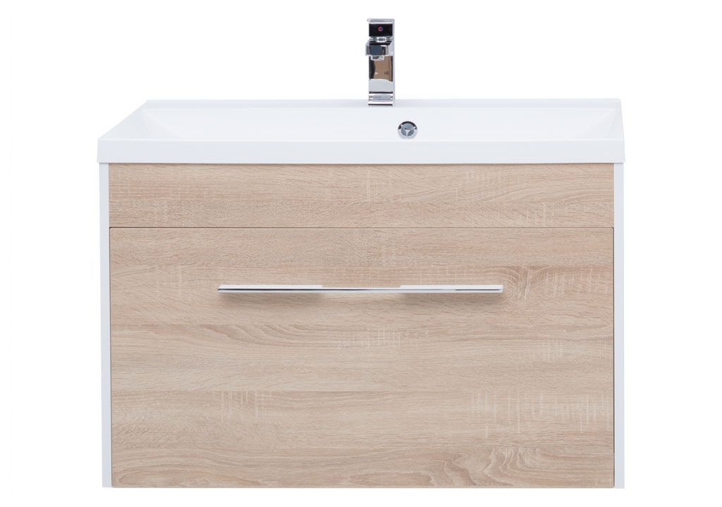 Тумба с раковиной Aquanet Августа 90 дуб сонома 0021003100204119 - Вид №2