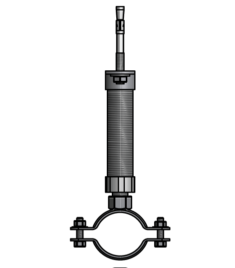 6293221 Монтажный элемент BIS Трубы резьбовые монтаж на профиле, подпятниках и т.д WALRAVEN  - Вид №2