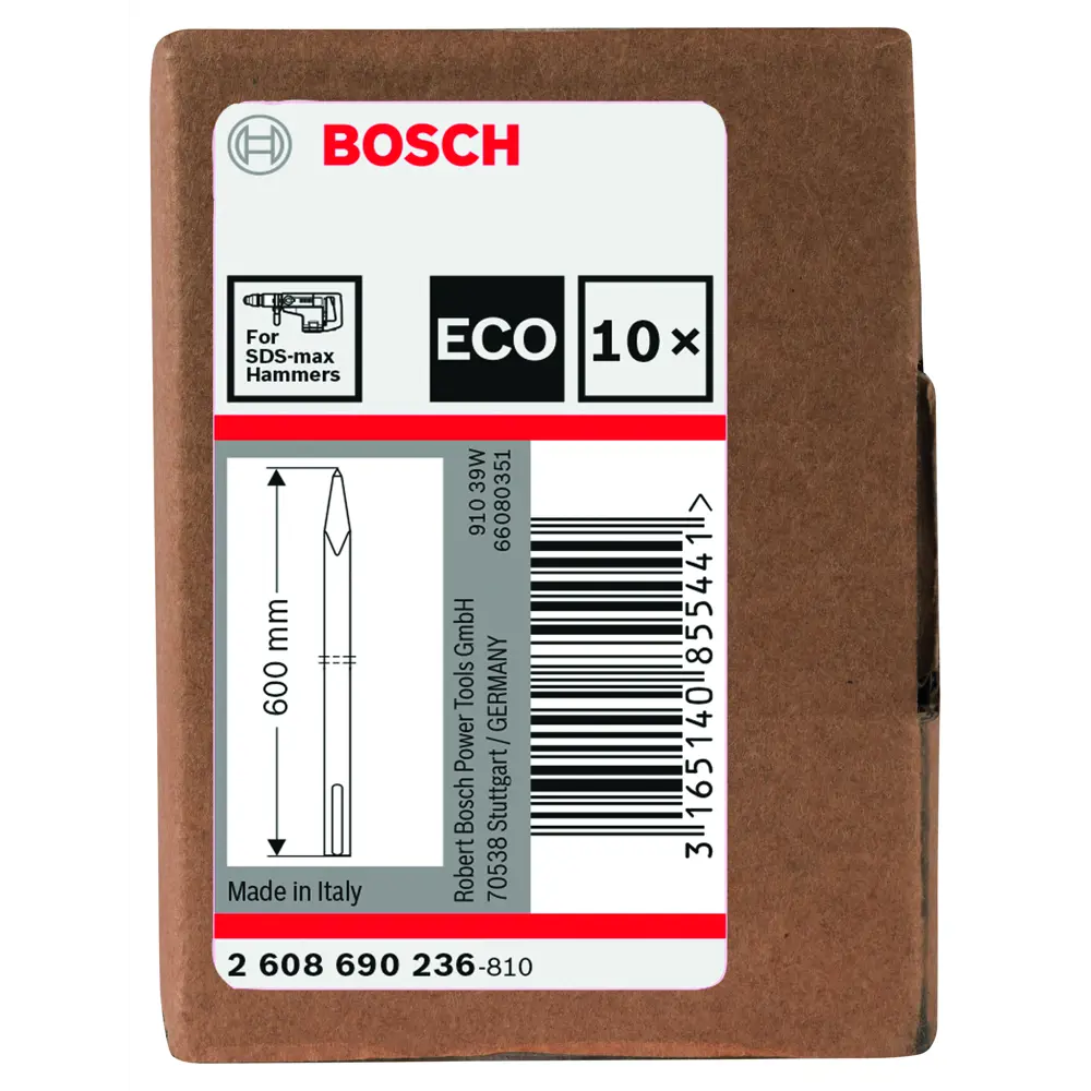 Пика Bosch Eco SDS-мах 2x600 мм, 10 шт. 83495228 STLM-2095472 BOSCH PROFESSIONAL 