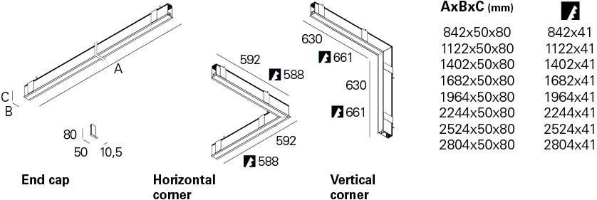 INDELAGUE | ROXO Lighting Встраиваемый модульный светодиодный потолочный светильник Reba 35 sun-id-1473319 - Вид №3
