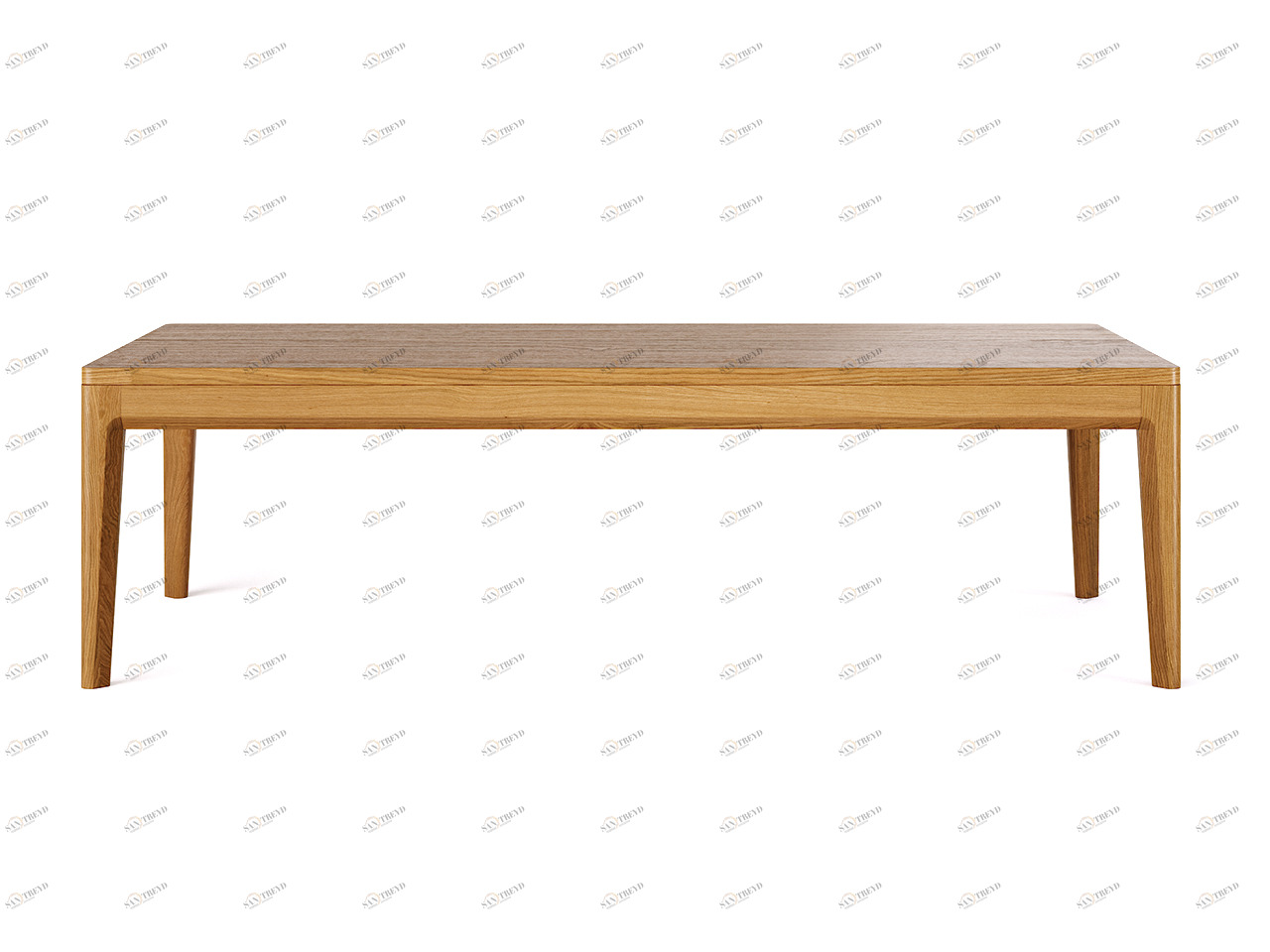 Журнальный столик прямоугольный 120 см натуральный дуб Case №4 THE IDEA  210107 Коричневый 