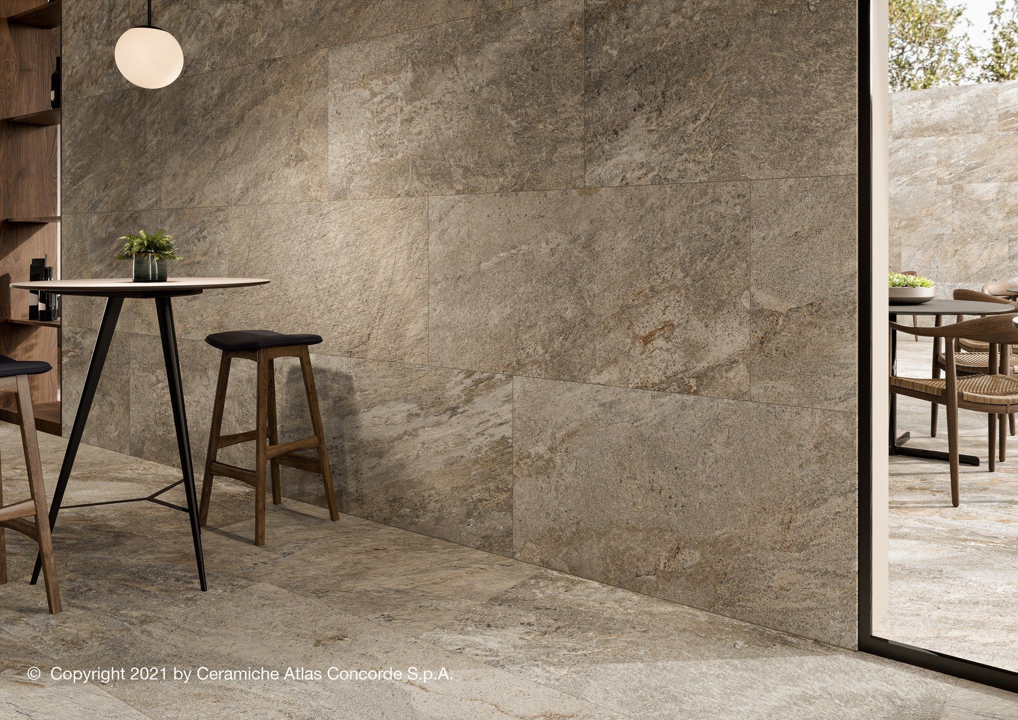 Пол / облицовка керамогранита с эффектом камня Atlas Concorde Norde ARCH-00026085 - Вид №23