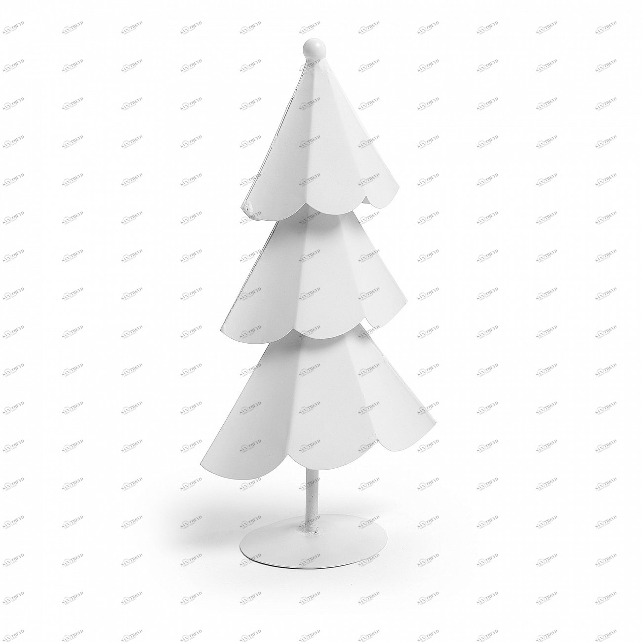 Статуэтка декоративная металлическая 27х15 см белая Clippy от La Forma LA FORMA ЕЛКА, НОВЫЙ ГОД 00-3865229 Белый 