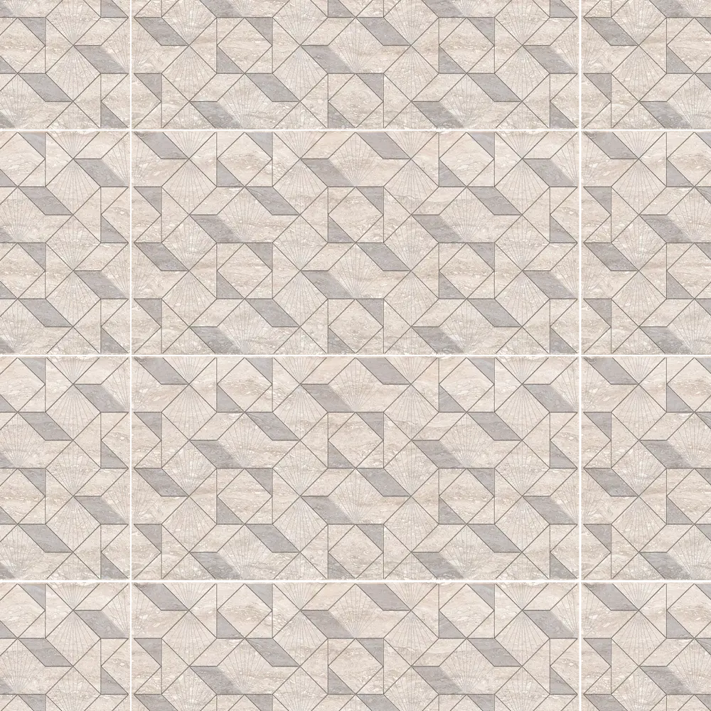 Декор настенный Azori Ascoli Diamond 31.5x63 см матовый камень цвет серый/серебристый 82604075 STLM-2096474 - Вид №3