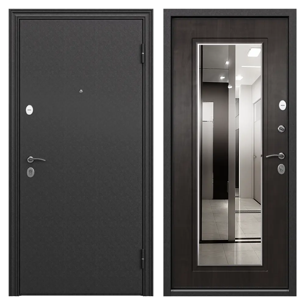 Дверь входная металлическая Грата 860 мм правая цвет скай мореный TOREX STLM-2200200