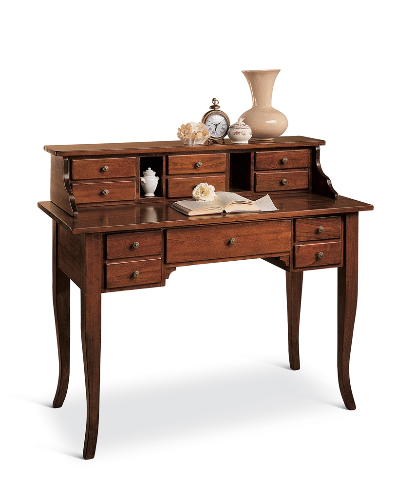 2607 Tifernoit Письменный стол с фартуком и саблевидными ножками Studio - Вид №1