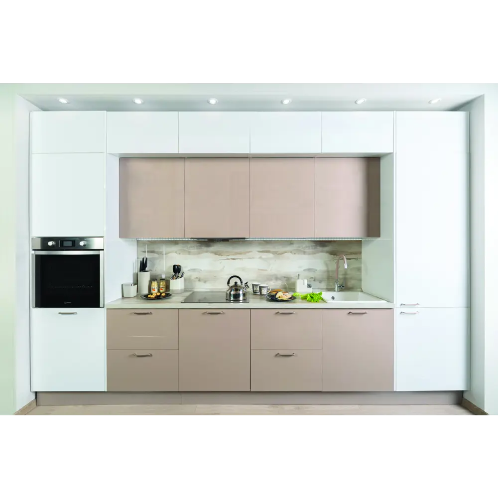 Фасад кухонный DELINIA ID Аша белый глянцевый 39.7x76.5 см 82011166 STLM-1382041 - Вид №7