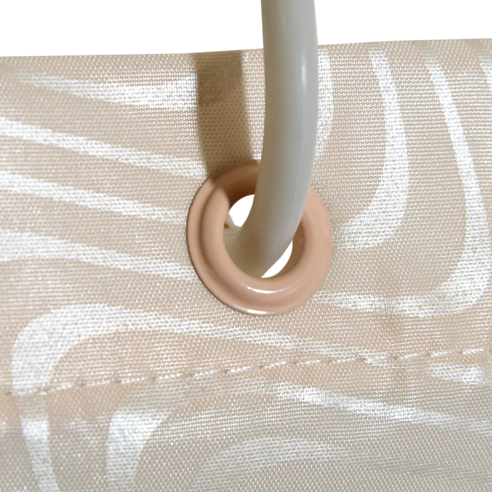 Штора для ванной комнаты «La perla» 180х200 см цвет бежевый WESS STLM-2057532 - Вид №4