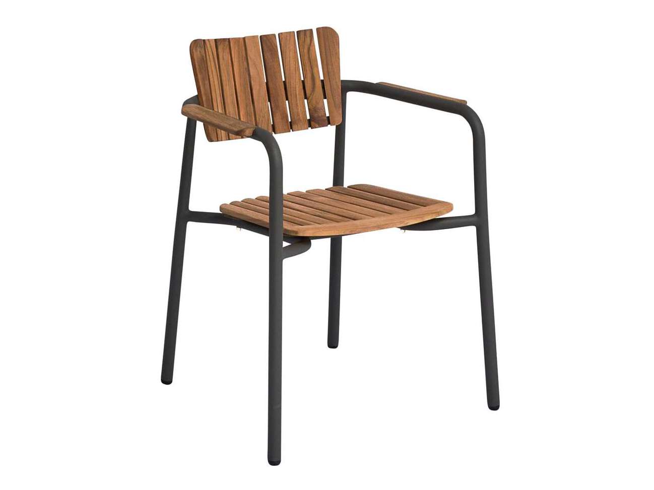 Алюминиевый и ТИК штабелируемый садовый стул с подлокотниками Mindo Mindo 119 ARCH-00017726 - Вид №7