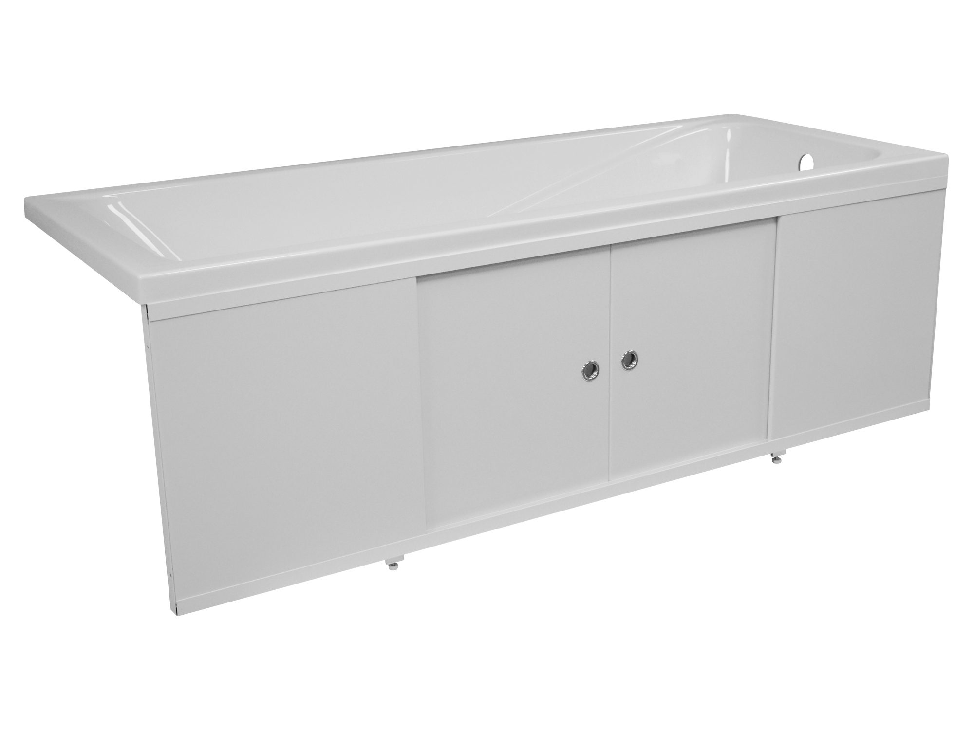 89139534 Экран-купе под ванну фронтальный 169 см цвет белый лед Экран купе STLM-0078951 МЕТАКАМ  - Вид №2