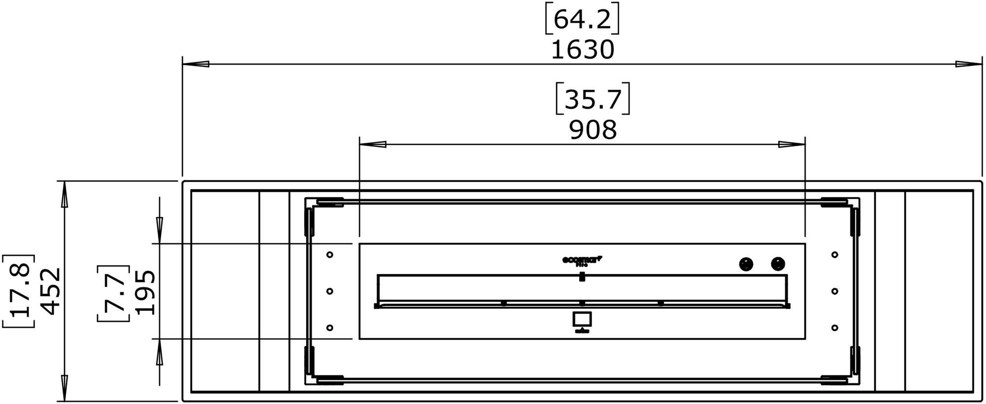 EcoSmart Fire Встраиваемый настольный камин на биоэтаноле Fire pit kits sun-id-1381500 - Вид №4