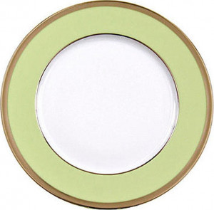 69668 Haviland Тарелка подстановочная 31см "Китайский лак, золотой кант" (фисташки) Фарфор