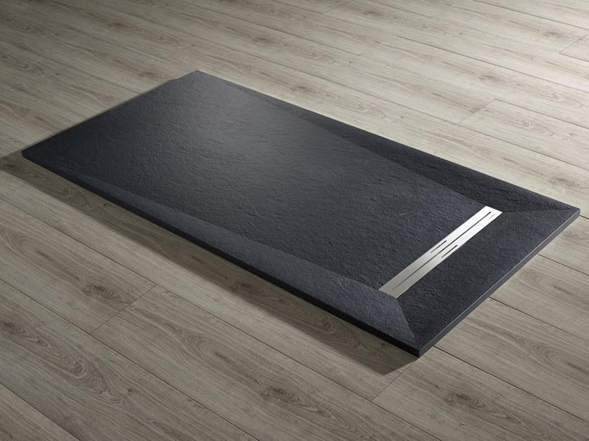 Acquabella Встраиваемый душевой поддон Akron © Slate sun-id-1481523 - Вид №2