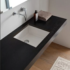 8089 Накладная раковина под столешницу  квадратная Scarabeo Ceramiche Gala-Tech-Miky