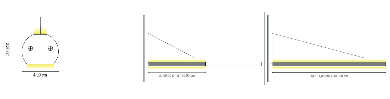 Алюминиевый регулируемый светодиодный настенный светильник Design Luce RIALTO ARCH-00052716 - Вид №7