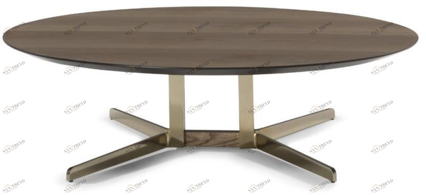 Natuzzi Низкий круглый журнальный столик Campus sun-id-1346694