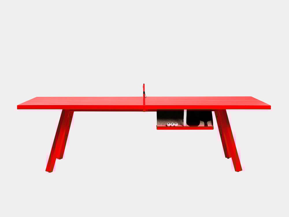 Одноцветный крытый прямоугольный стол для пинг-понга RS Barcelona YOU AND ME ARCH-00086608 - Вид №137
