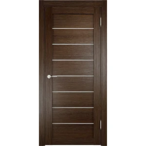 Полотно дверное глухое Мюнхен 60x200 см, ламинация, цвет дуб табак 3D