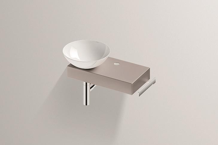 5256000081 Умывальник с тумбой, wp.pn1, белая, proshield, глазурованная Alape серия PN (Piccolo Novo) 