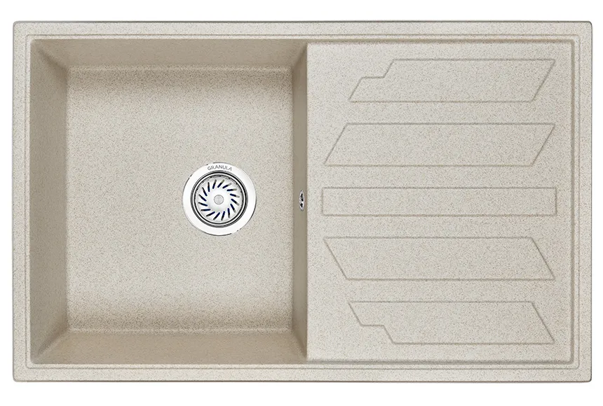8002, ПИРИТ, кухонная мойка, кварц GRANULA 8002-ST225 - Вид №1