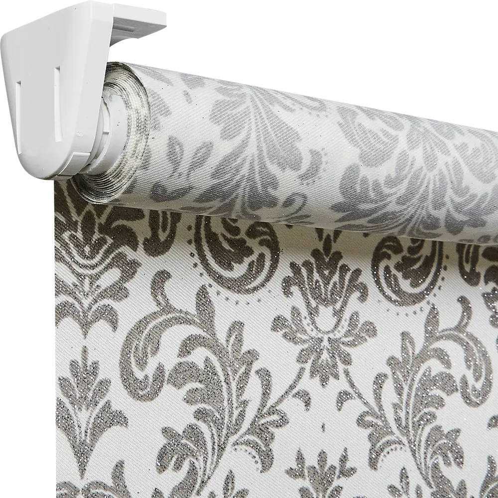 Штора рулонная Legrand Дамаск 40x175 см цвет серый 86542164 STLM-2004276 DOMLEGRAND - Вид №1