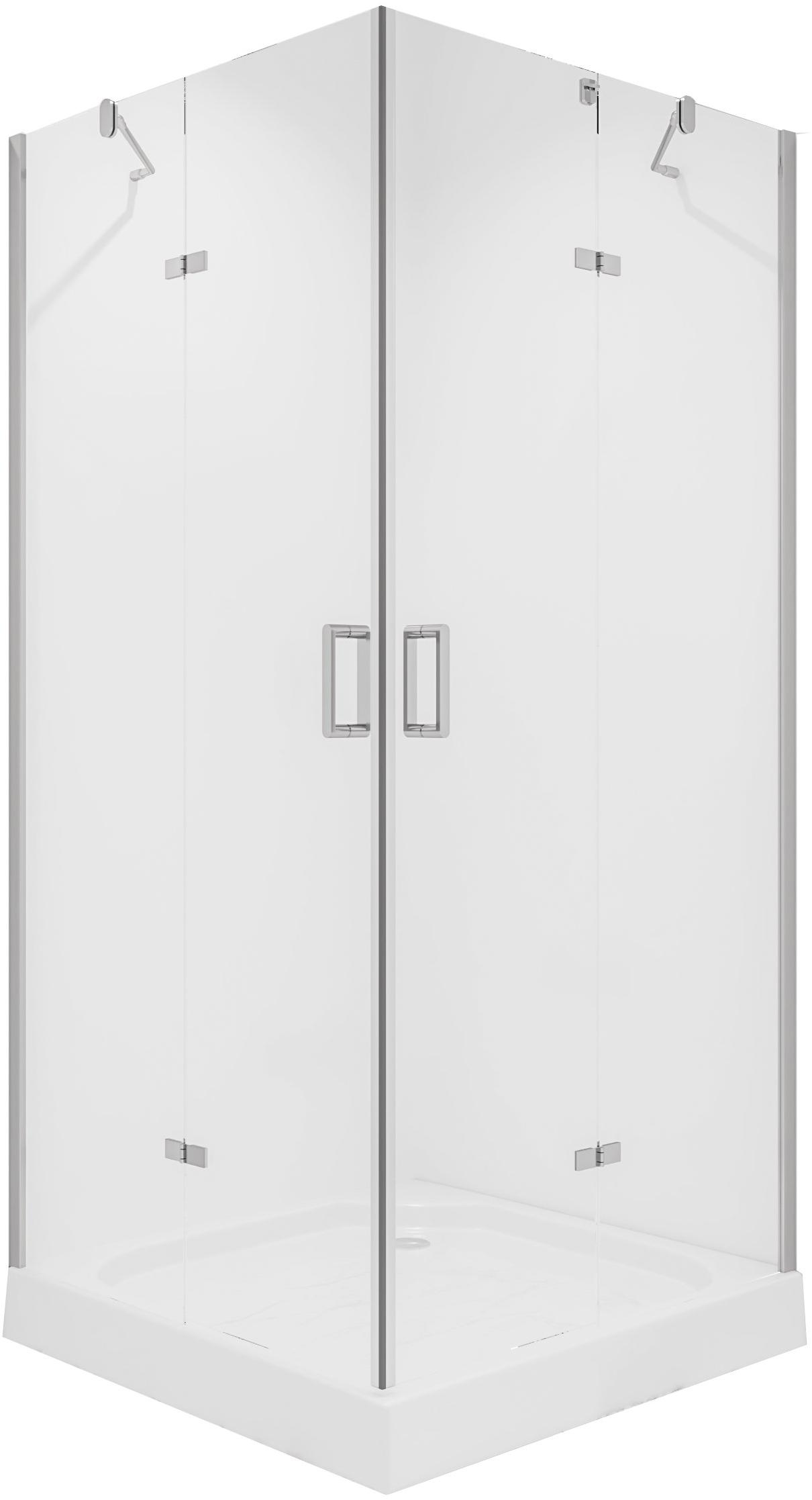 Душевое ограждение NG- 6613-08 (90*90*190) квадрат, двери распашные, 1 место Niagara Nova 66130811 - Вид №1