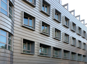 Металлический ламинат для фасадов