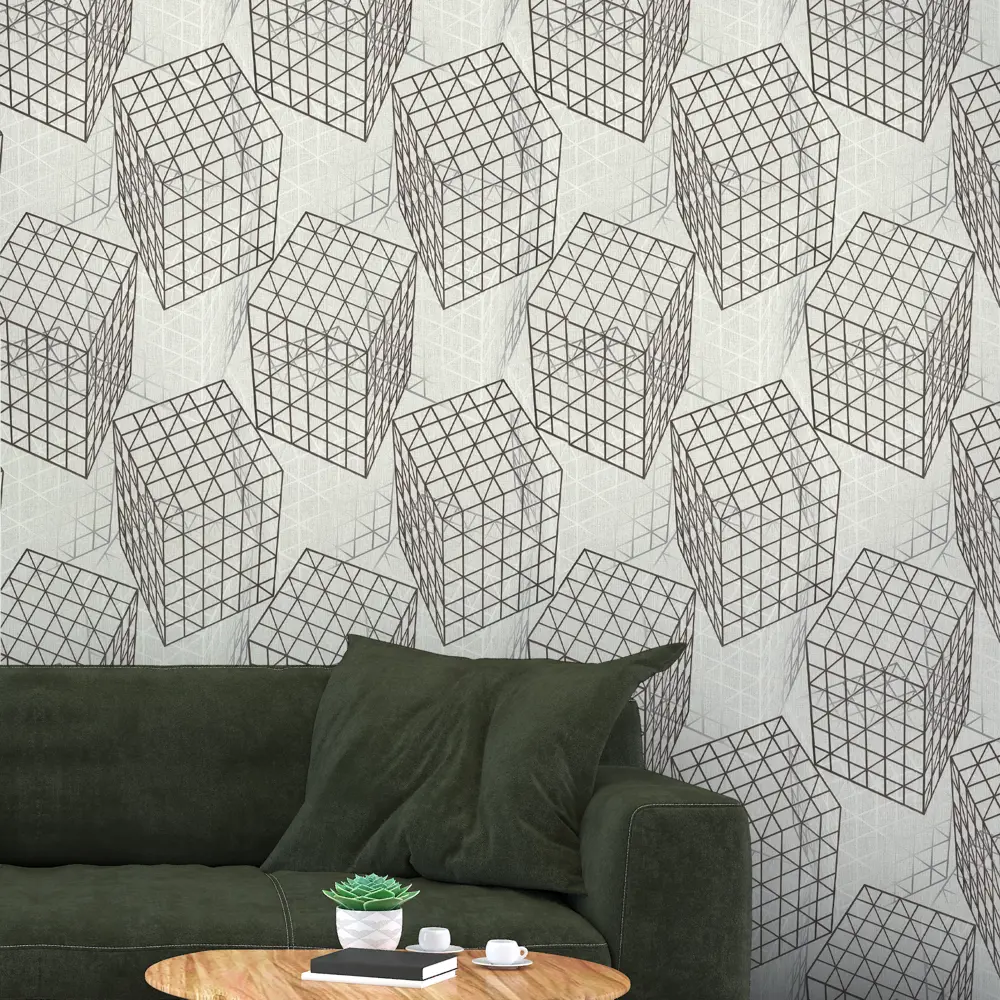 Обои флизелиновые Московская обойная фабрика Формула серые 1.06 м 4200-5 STLM-2064204 - Вид №3