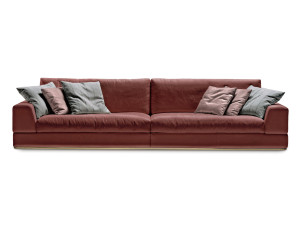 Съемный диван из ткани