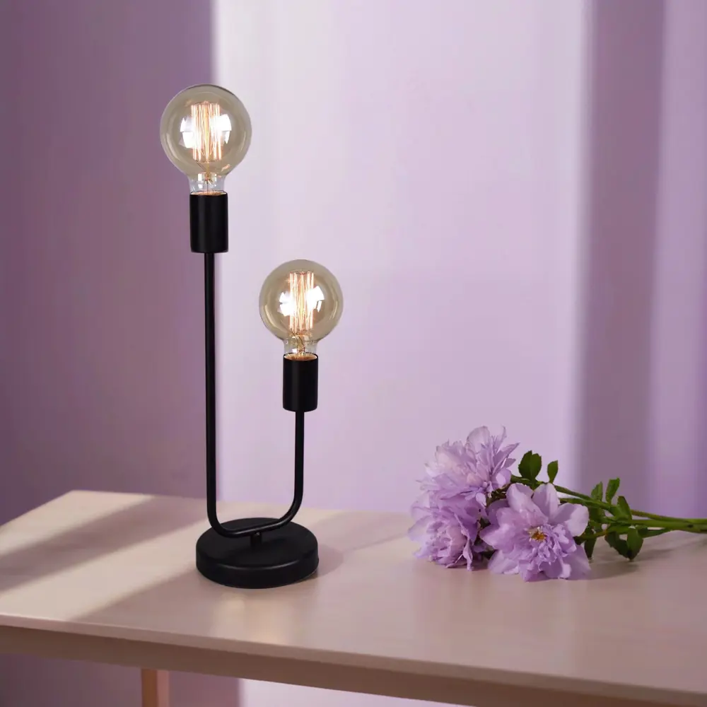 Настольная лампа декоративная Россвет Гольфстрим цвет черный STLM-2167231 - Вид №8