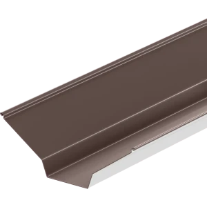 Ендова верхняя 115x30x115 мм 2 м RAL 8017 0.4 мм коричневый 86778547 STLM-2004227