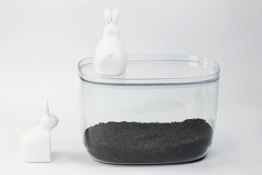 QL10323-CL-WH Контейнер с мерной ложкой bella bunny 7 л Qualy  - Вид №3