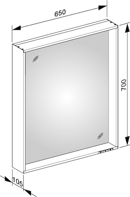 07896172000 Зеркало с подсветкой KEUCO Lichtspiegel - Вид №11