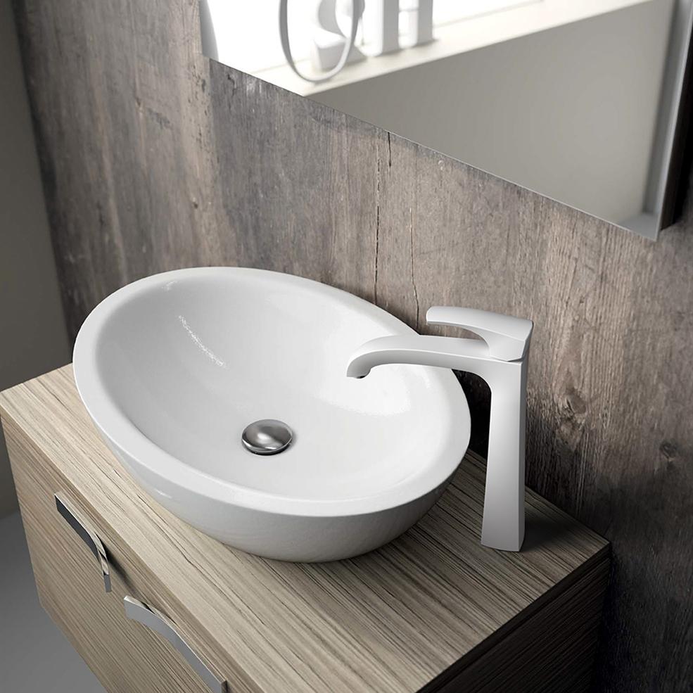 Paini Lady 89BY211LLLSSR смеситель для раковины с донным клапаном - Вид №1