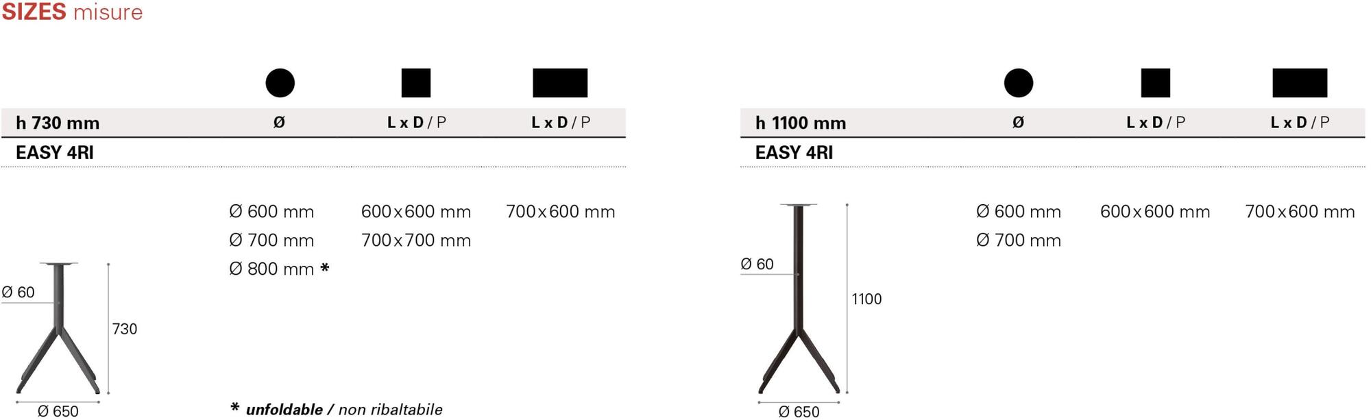 Nitesco Круглый стол с основанием 4 звезды Easy sun-id-1365534 - Вид №1