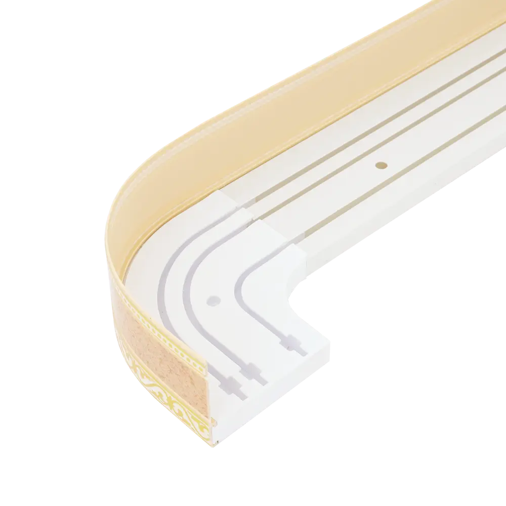 Santreyd Монарх - потолочный трехрядный карниз с орнаментом, 3 м, песок 83325287 STLM-0040472 - Вид №2