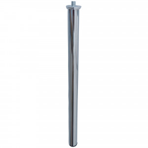 82756874 Ножка для табурета 400х25, сталь, цвет хром