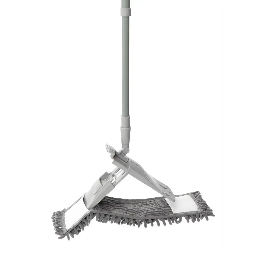 Швабра с плоской насадкой Home Queen Еврокласс микрофибра серый 129 см HOMEQUEEN STLM-2025162 - Вид №2