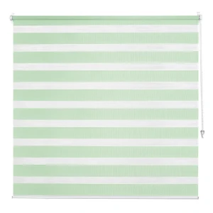 Штора рулонная день-ночь Inspire, 50х160 см, цвет зелёный