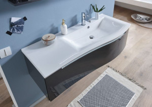 WMC122L1 Накладная раковина на столешницу  прямоугольная Puris