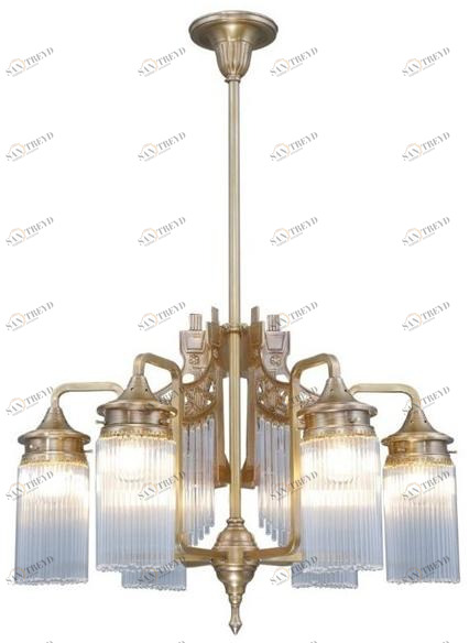 Patinas Lighting Люстра из латуни ручной работы Triest sun-id-1348657