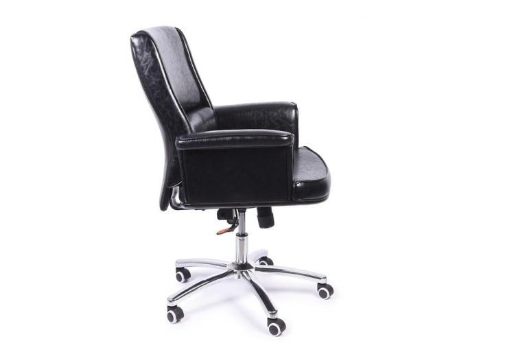 Arrediorg.it® Кресло руководителя из экокожи на колесиках со средней спинкой sun-id-1424357 - Вид №6
