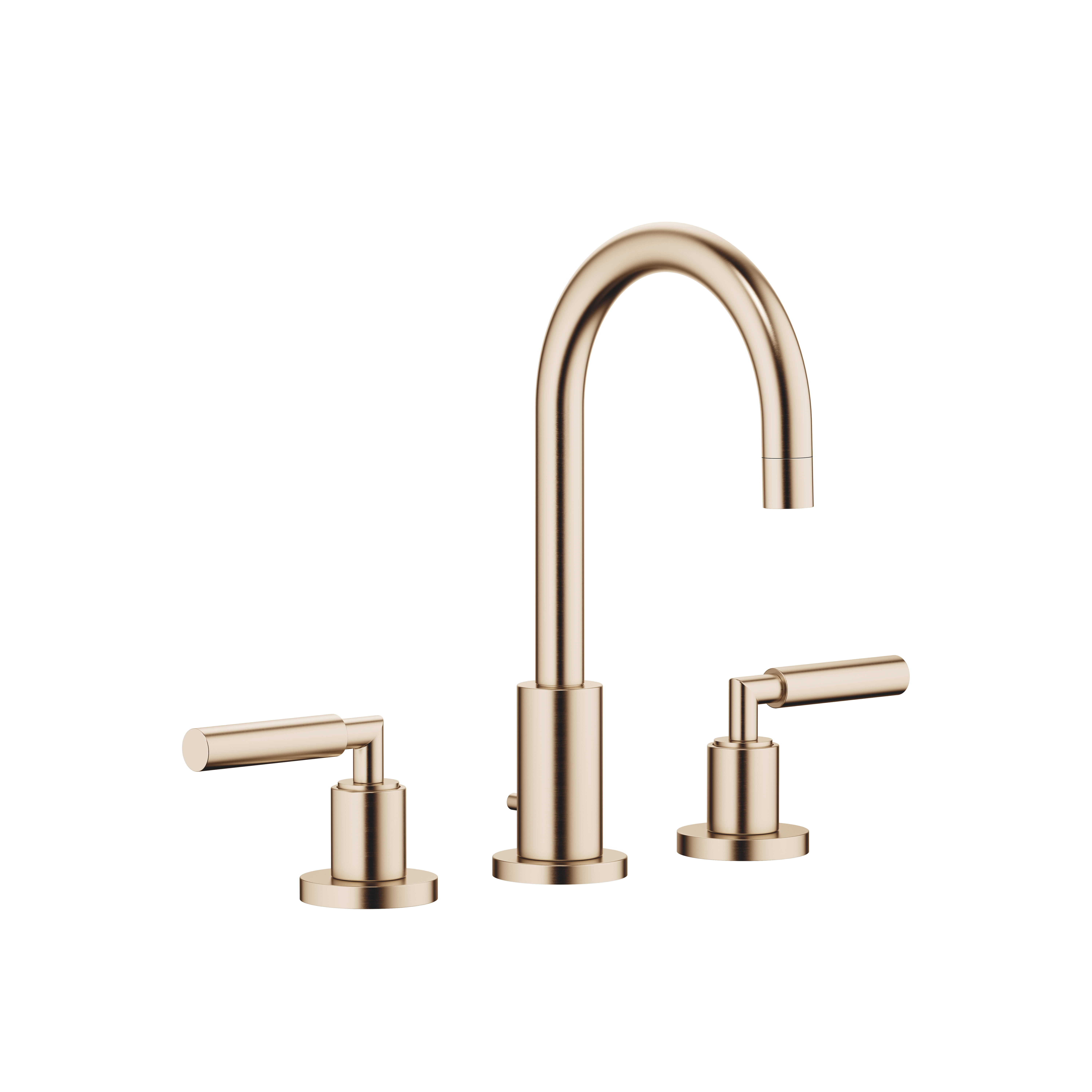 TARA Смеситель для раковины на три отверстия с донным клапаном - Brushed Champagne (22-каратное золото) 20710882-46 DornBracht