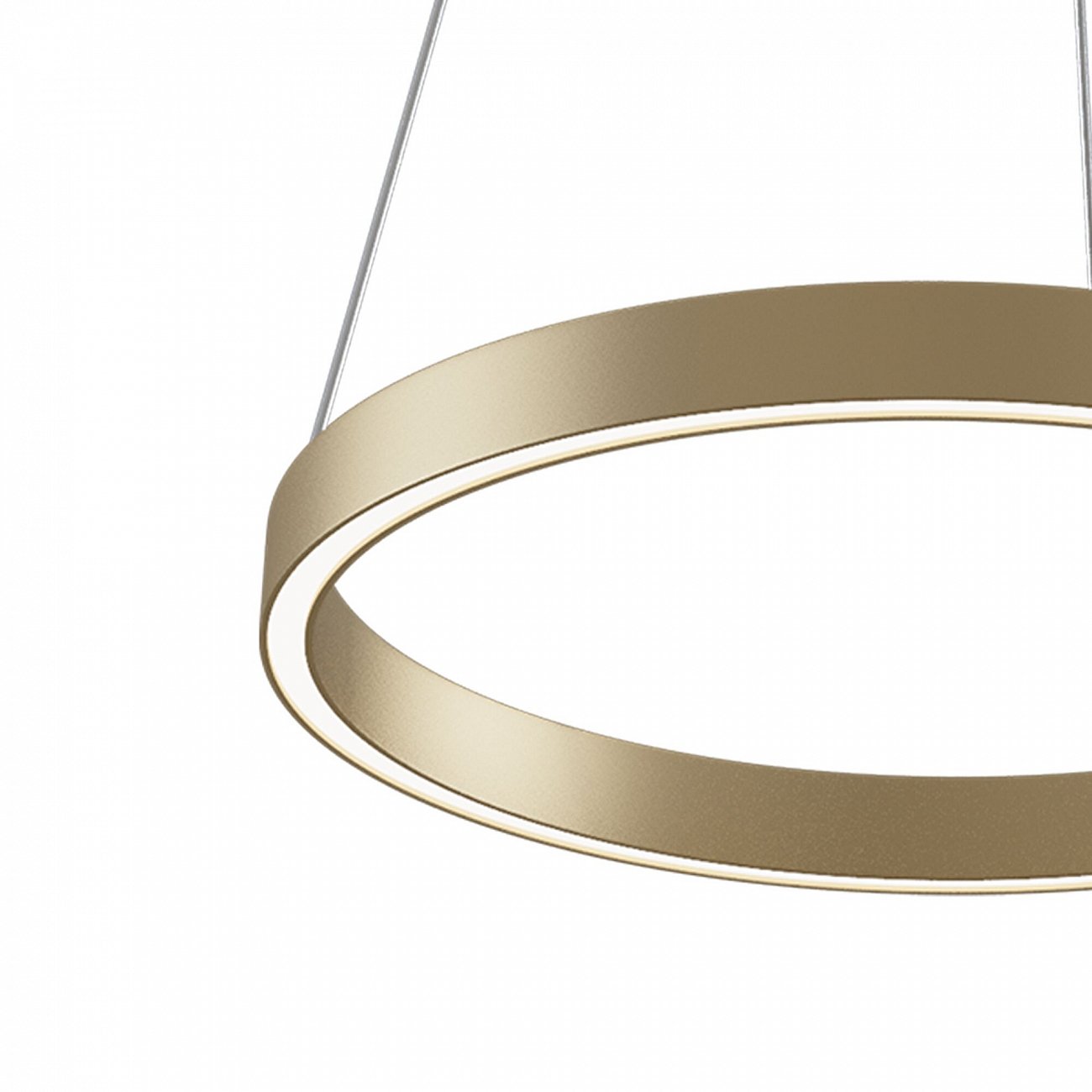 Светильник подвесной светодиодный с алюминиевым плафоном 40 см латунь Rim MOD058PL-L22BS4K TECHNICAL TECHNICAL 00-3957052 Латунь  - Вид №4