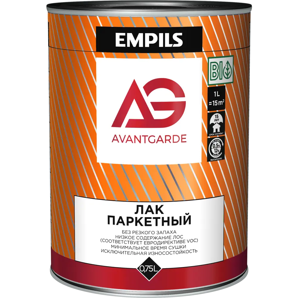Лак паркетный AVANTGARDE для деревянных поверхностей 0.75 л 84439955 STLM-0050163 - Вид №1