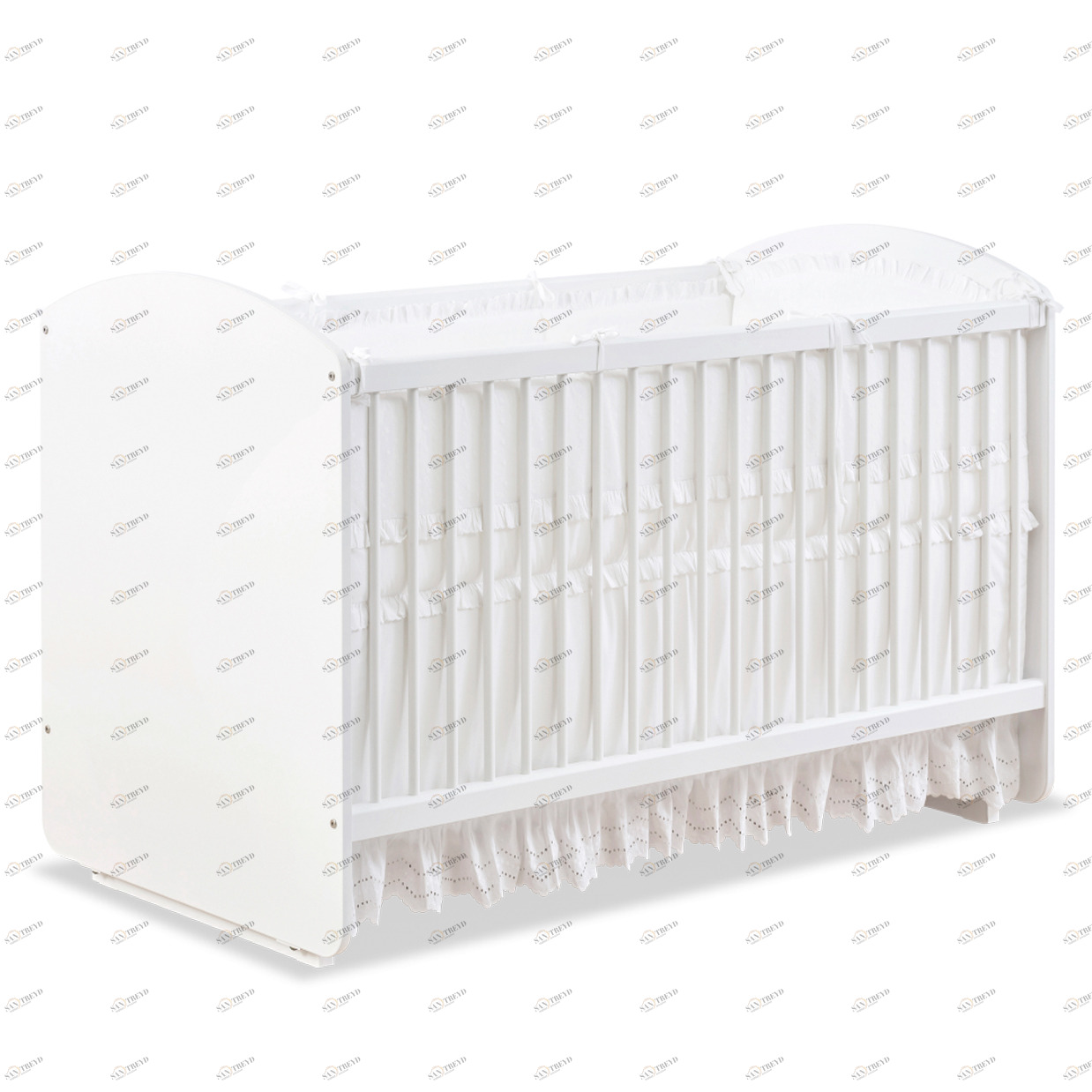 Колыбель детская белая 70х130 см Baby Cotton CILEK BABY COTTON 00-3832175 Белый Santreyd 