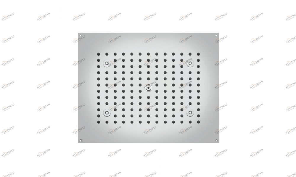 H37396 Потолочный & настенный душ DREAM - Rectangular - LED LIGHTS BOSSINI 